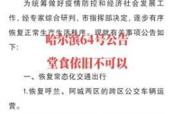 哈尔滨什么时候解封最新消息（哈尔滨解封时间）