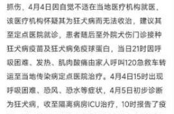 北京本轮4名死亡病例为轻症（2023北京狂犬病死亡人数）