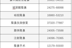 隆鼻手术费用一般是多少？影响价格的因素有哪些？