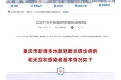 重庆市新增本土确诊病例3例（重庆新增本土确诊病例）