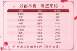 华美整形医院价格表有吗？求详细报价！