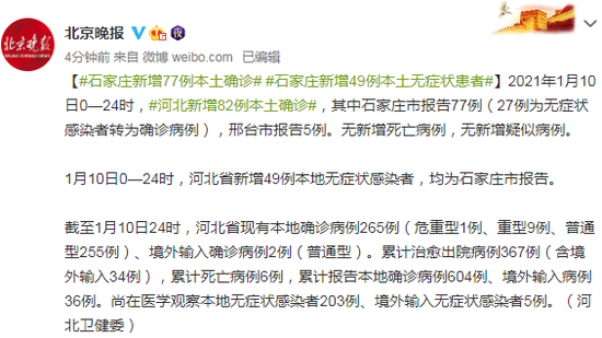 河北新增49例本地无症状感染者(河北新增20例本土确诊病例)