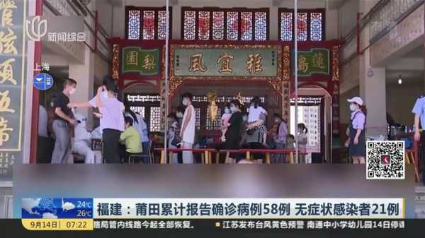 莆田累计报告58例确诊21例无症状(莆田确诊病例)