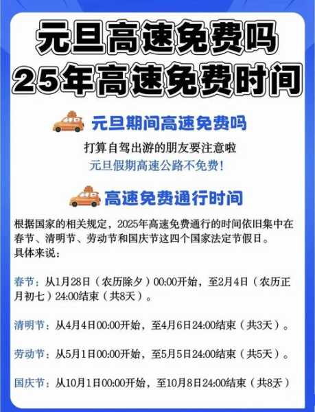 2021年高速公路免费时间最新通知（高速免过路费时间2021）