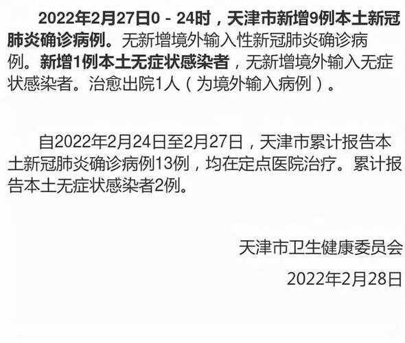 天津疫情第二波2023最新消息(天津市疫情最新情况)