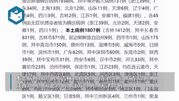 31省份新增本土确诊病例1例(31省市新增本土病例最新消息)
